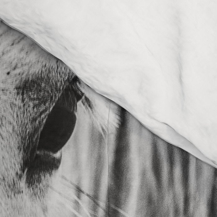Horses Black and White Comforter Gallery Image 4