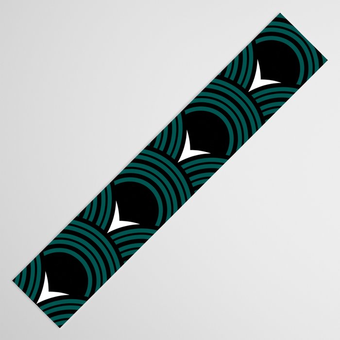 Art Deco Shell Print Table Runner Gallery Image 3