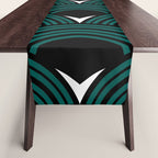 Art Deco Shell Print Table Runner Gallery Image 1