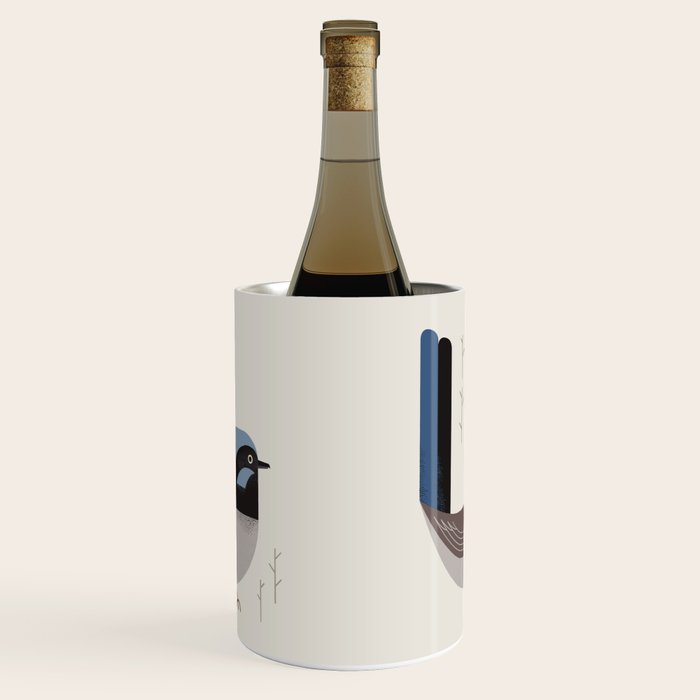 Superb Fairywren, Bird of Australia Wine Chiller Gallery Image 1