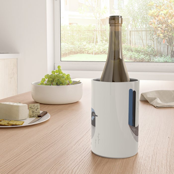 Superb Fairywren, Bird of Australia Wine Chiller Gallery Image 4