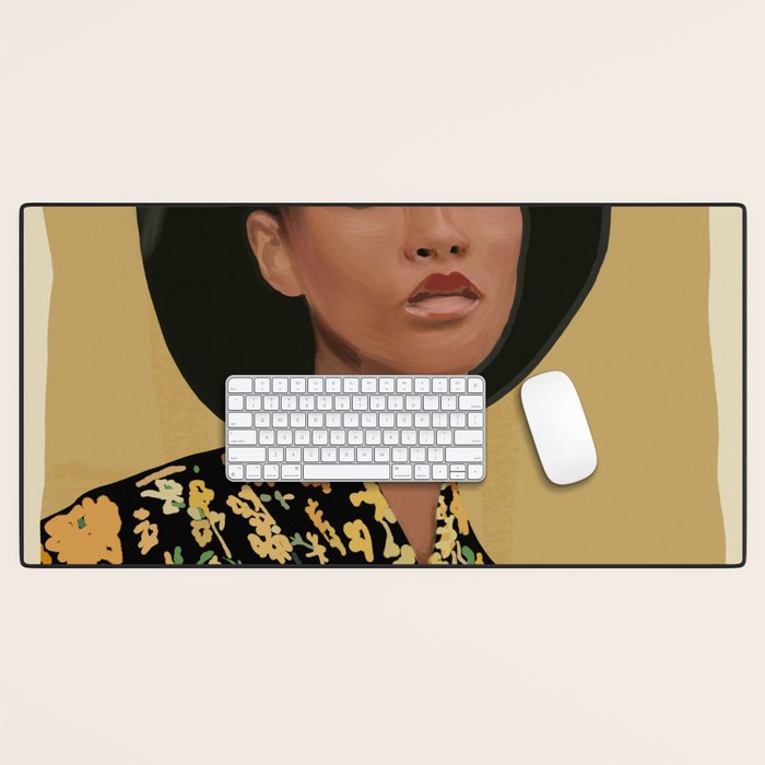 Girl Portrait 34 Desk Mat Gallery Image 1