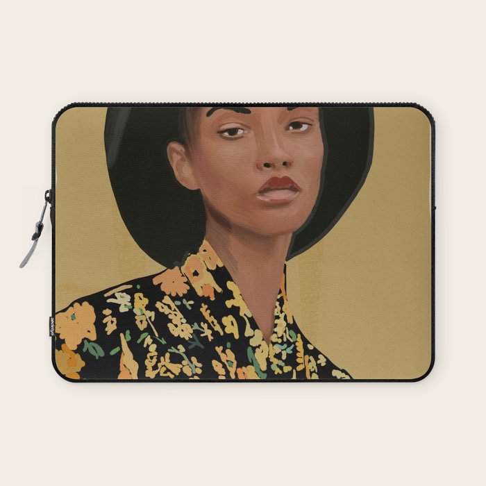 Girl Portrait 34 Laptop Sleeve Gallery Image 1