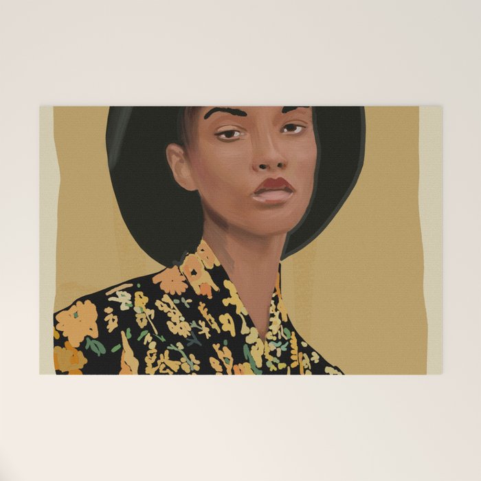 Girl Portrait 34 Welcome Mat Gallery Image 1