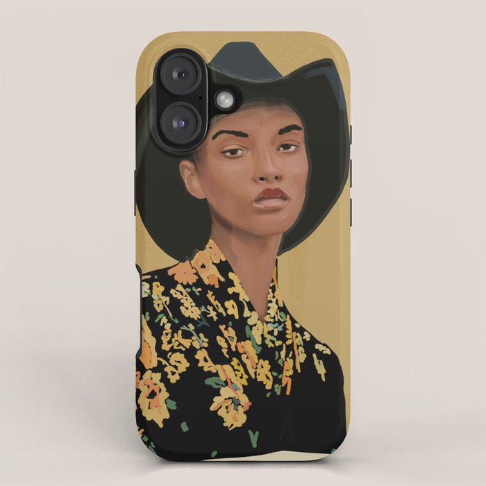 Girl Portrait 34 iPhone Case Gallery Image 1
