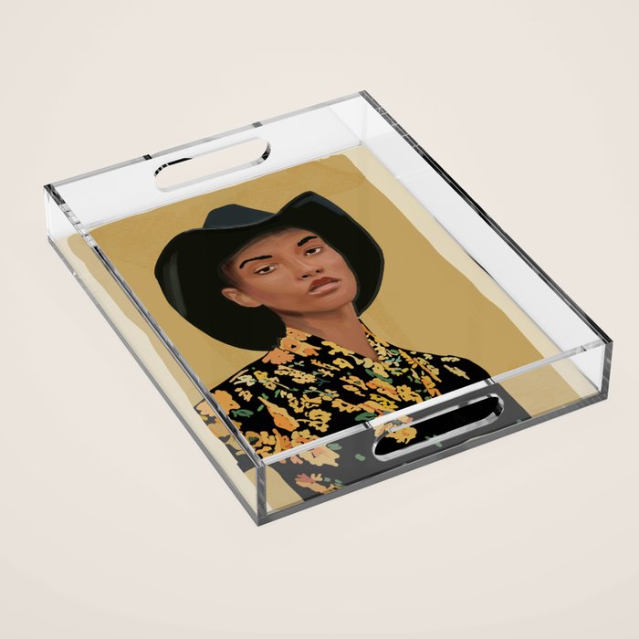 Girl Portrait 34 Acrylic Tray Gallery Image 1