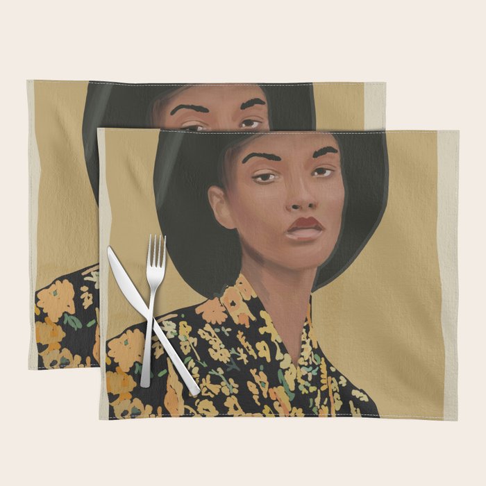 Girl Portrait 34 Placemat Gallery Image 1