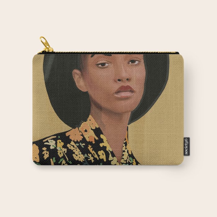 Girl Portrait 34 Carry All Pouch Gallery Image 1