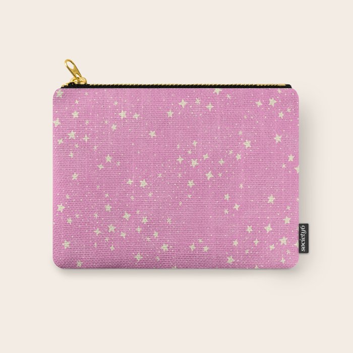 Stars - Pink Carry All Pouch Gallery Image 1