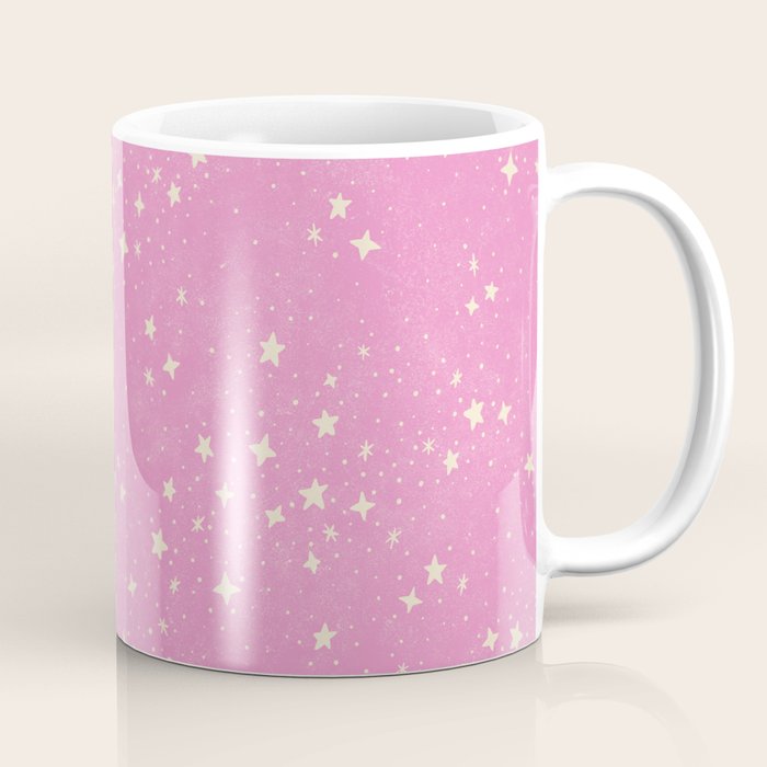 Stars - Pink Coffee Mug Gallery Image 1