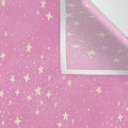 Stars - Pink Wall Tapestry Gallery Image 3
