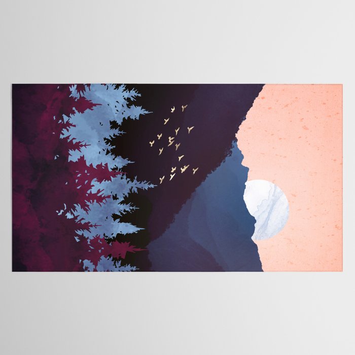 Mulberry Dusk Tablecloth Gallery Image 2