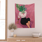 I leaf you Wall Tapestry Gallery Image 2