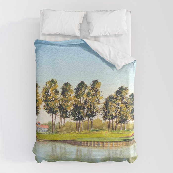Sawgrass TPC Golf Course 17th Hole Duvet Cover Gallery Image 6