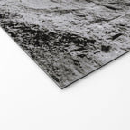 Workmen on face of George Washington, Mount Rushmore, South Dakota black and white photograph Welcome Mat Gallery Image 2