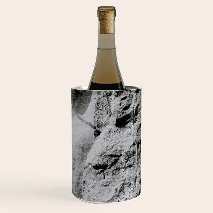 Workmen on face of George Washington, Mount Rushmore, South Dakota black and white photograph Wine Chiller Gallery Image 3