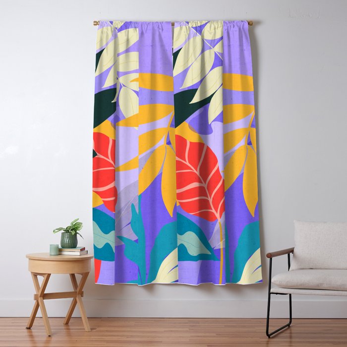 Jungle Abstract 17 Window Curtain Gallery Image 5