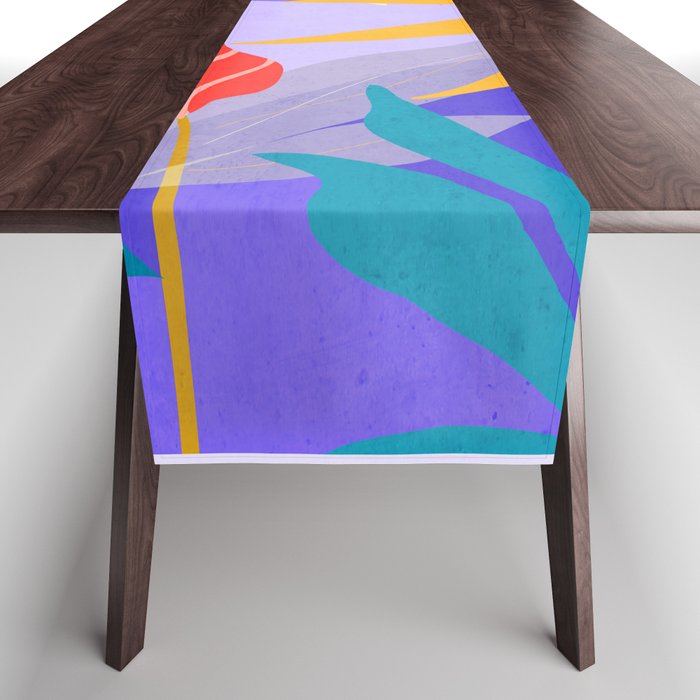 Jungle Abstract 17 Table Runner Gallery Image 1