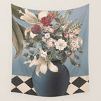 Flowers in The Vase Wall Tapestry Gallery Image 4