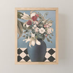 Flowers in The Vase Mini Art Print Gallery Image 1