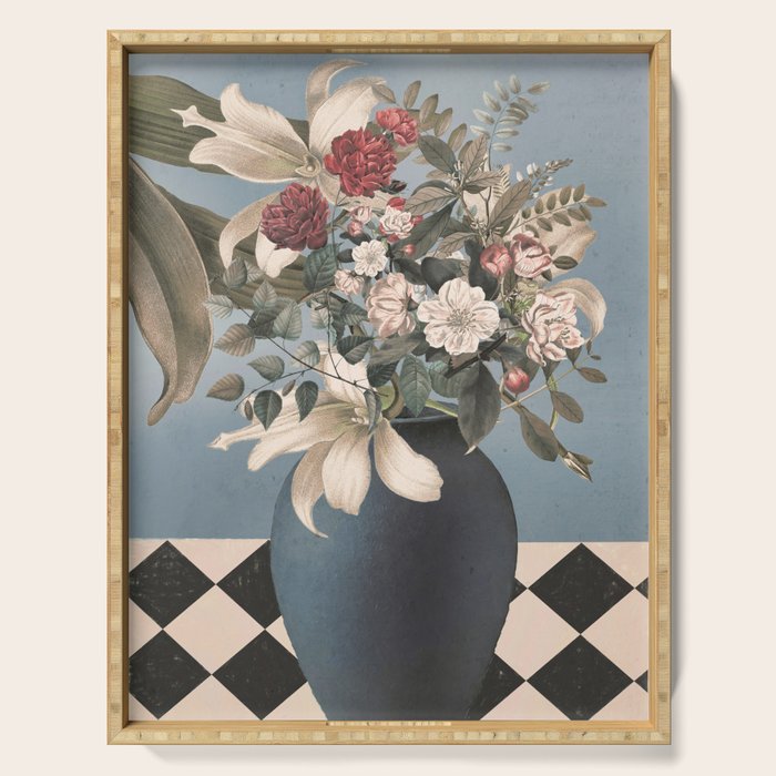 Flowers in The Vase Serving Tray Gallery Image 1