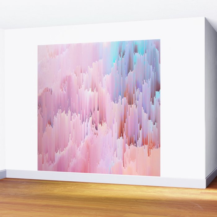 Delicate Glitches Wall Mural Gallery Image 2