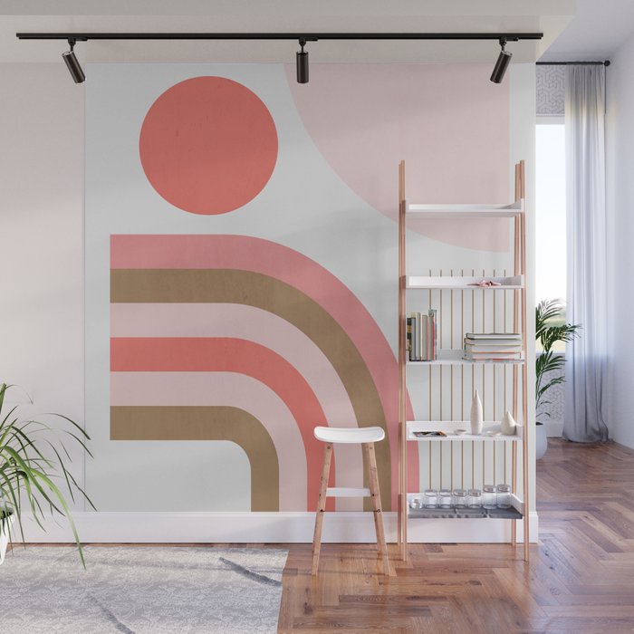 Minimal Geometric Abstraction 89 Wall Mural Gallery Image 1