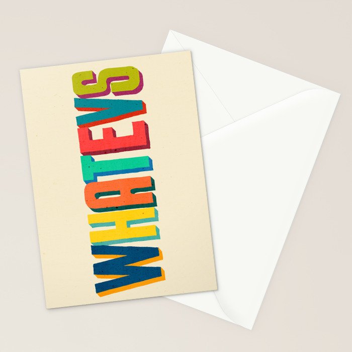 Whatevs Stationery Card Gallery Image 2