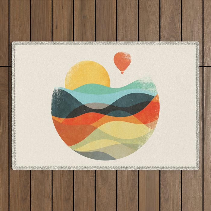 Let the world be your guide Outdoor Rug Gallery Image 1