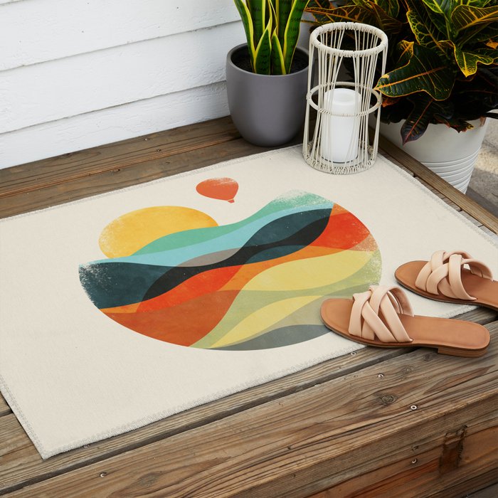 Let the world be your guide Outdoor Rug Gallery Image 2