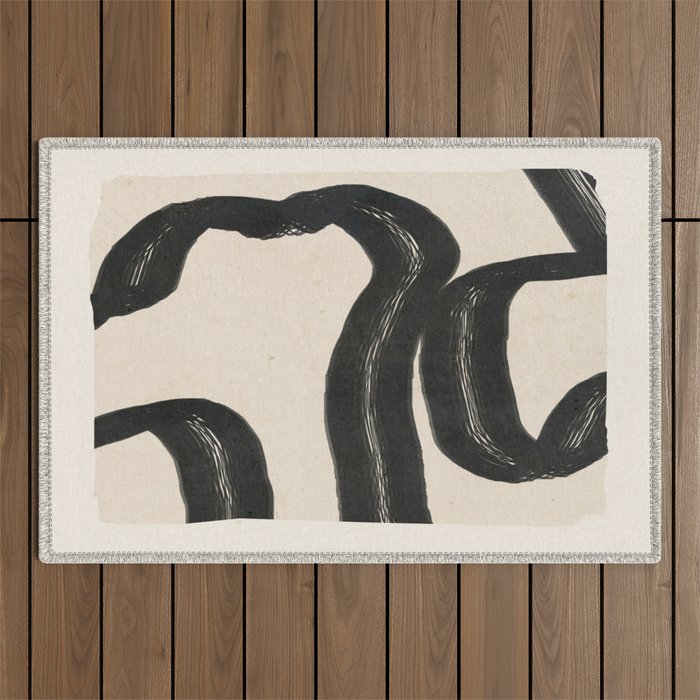 Minimal Abstract Art 15 Outdoor Rug Gallery Image 1