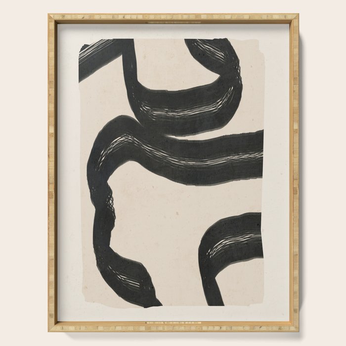 Minimal Abstract Art 15 Serving Tray Gallery Image 1