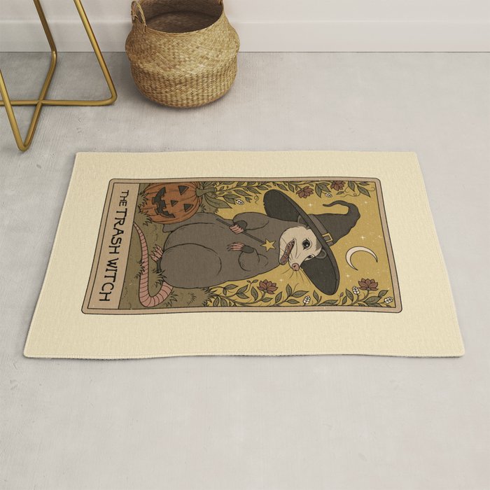 The Trash Witch - Possum Tarot Rug Gallery Image 1