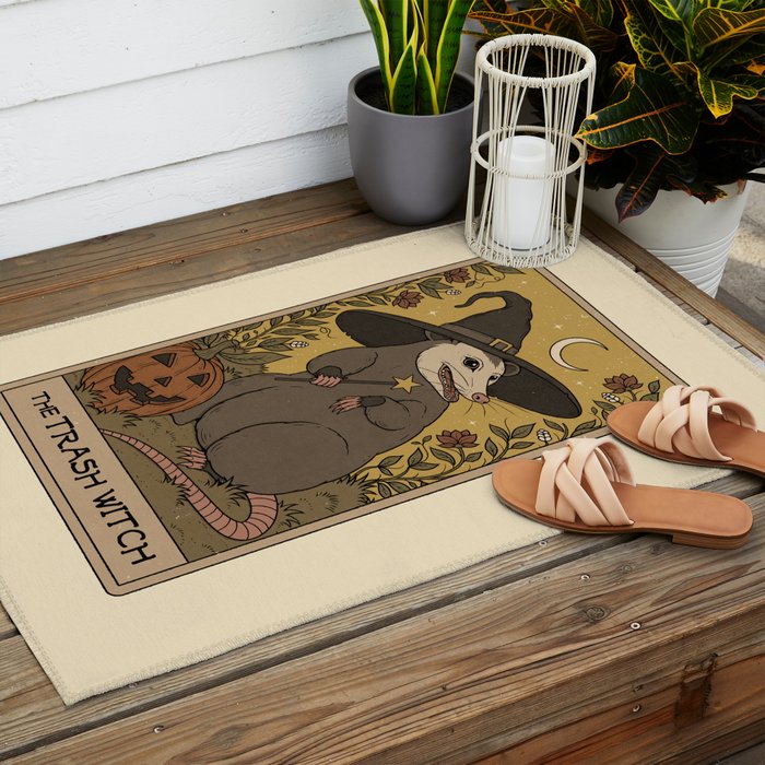 The Trash Witch - Possum Tarot Outdoor Rug Gallery Image 2