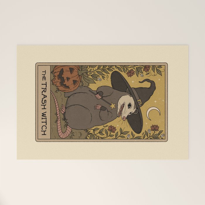 The Trash Witch - Possum Tarot Welcome Mat Gallery Image 1