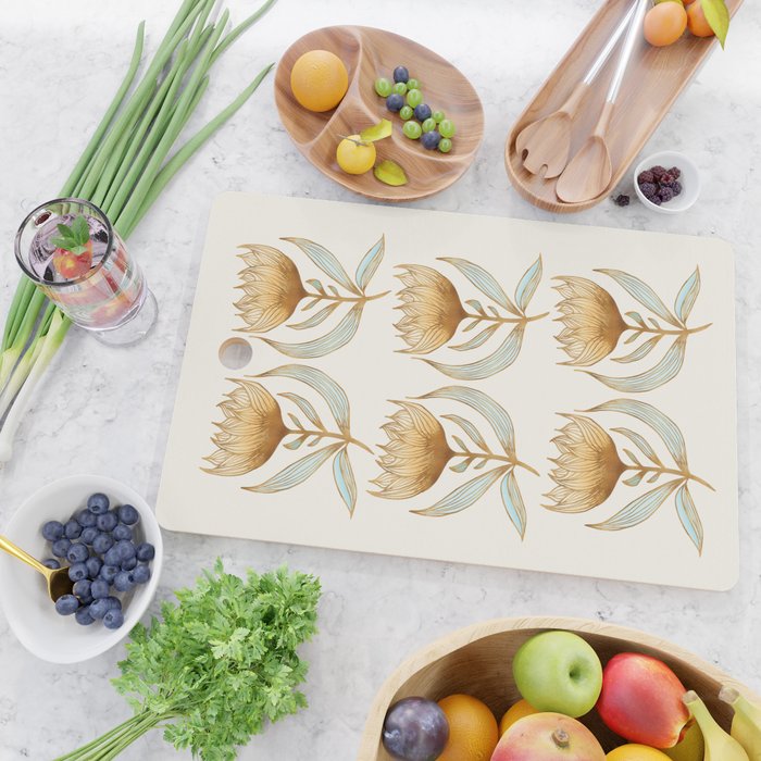 Bohemian Sunflowers II Cutting Board Gallery Image 2