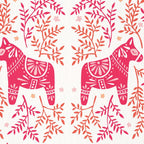 Swedish Dala Horses - Melon Palette Coffee Mug Gallery Image 2