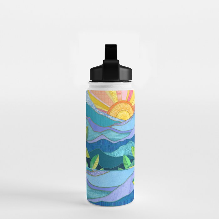 Sunset Through The Leaves Water Bottle Gallery Image 2