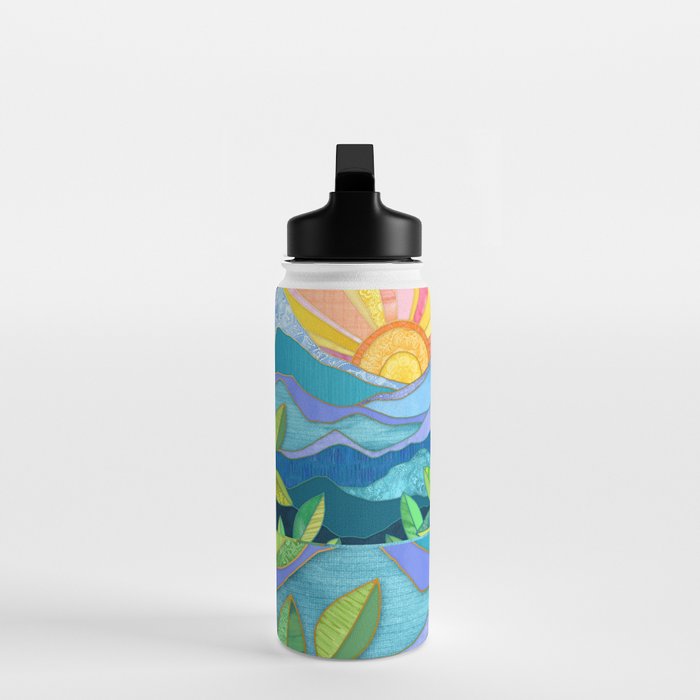 Sunset Through The Leaves Water Bottle Gallery Image 3