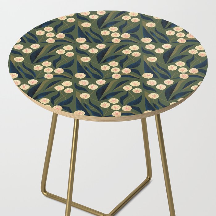 Green Floral Side Table Gallery Image 2
