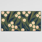 Green Floral Desk Mat Gallery Image 3