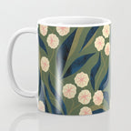 Green Floral Coffee Mug Gallery Image 3