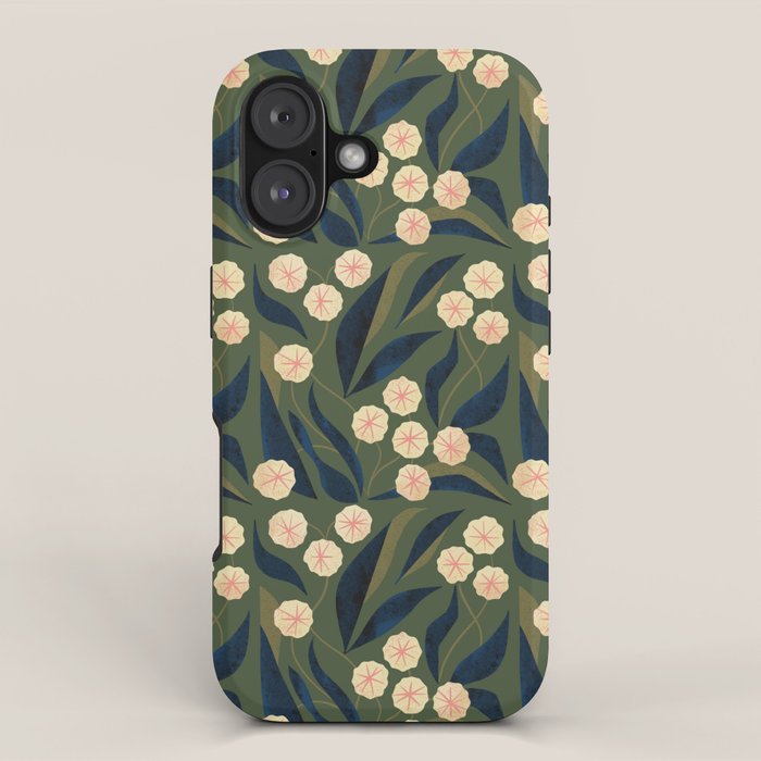 Green Floral iPhone Case Gallery Image 1