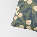 Green Floral Pillow Sham Gallery Image 4