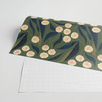 Green Floral Wrapping Paper Gallery Image 2