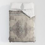 turkish floral - warm neutrals  Duvet Cover Gallery Image 6