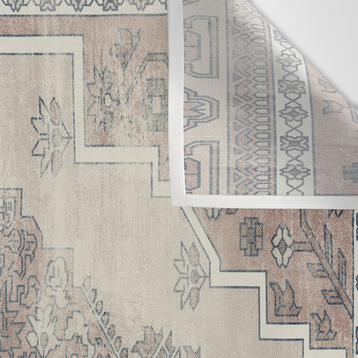 turkish floral - warm neutrals  Wall Tapestry Gallery Image 3