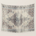 turkish floral - warm neutrals  Wall Tapestry Gallery Image 4