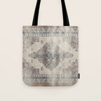 turkish floral - warm neutrals  Tote Bag Gallery Image 1