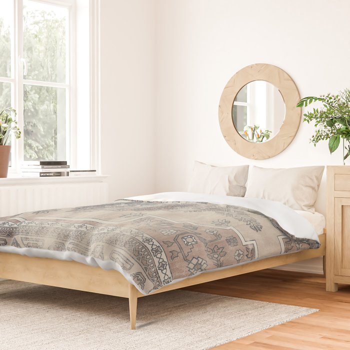 turkish floral - warm neutrals  Duvet Cover Gallery Image 2